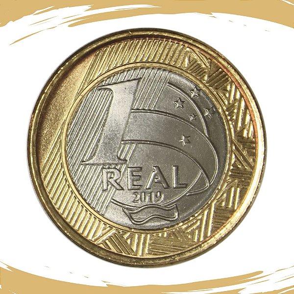 Moeda de 1 REAL 2019 - Efigie - V-591 - FC
