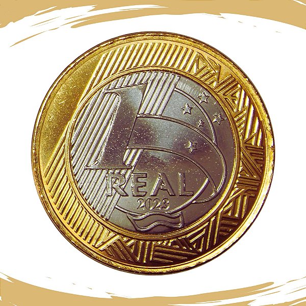 Moeda de 1 REAL 2023 - V-595 - FC