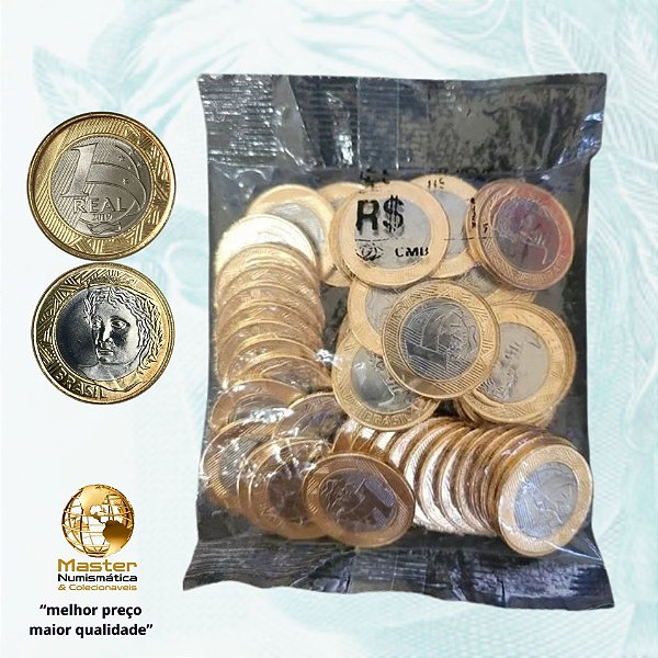 Sachê Lacrado 1 REAL 2019 EFIGIE - V-591 - 50 Moedas FC