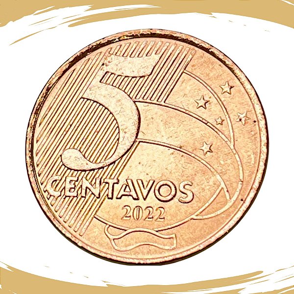 Moeda de 5 Centavos 2022 - V-488 - FC