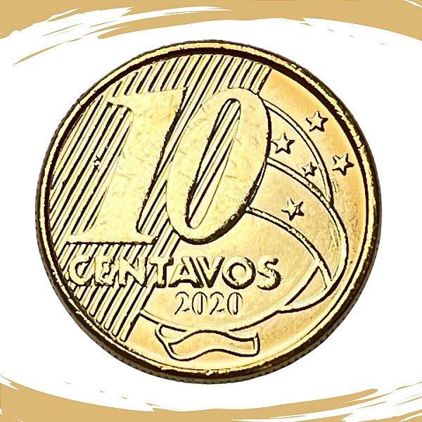 Moeda de 10 Centavos 2020 - V-513 - FC