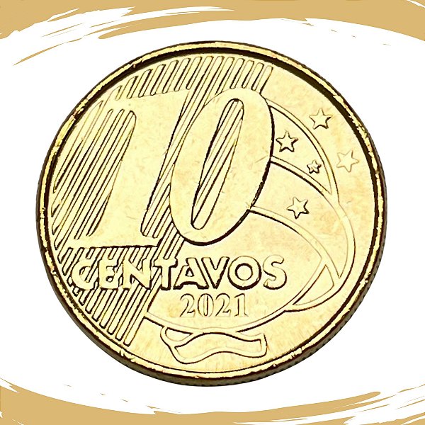 Moeda de 10 Centavos 2021 - V-514 - FC
