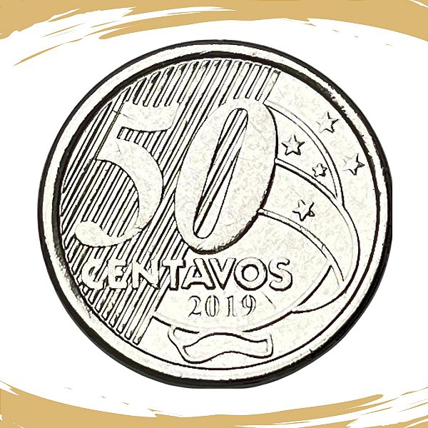 Moeda de 50 Centavos 2019 - V-564 - FC