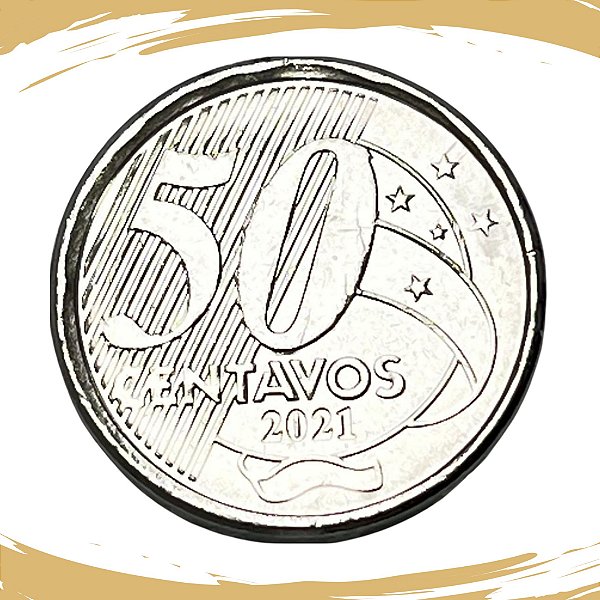 Moeda de 50 Centavos 2021 - V-566 - FC