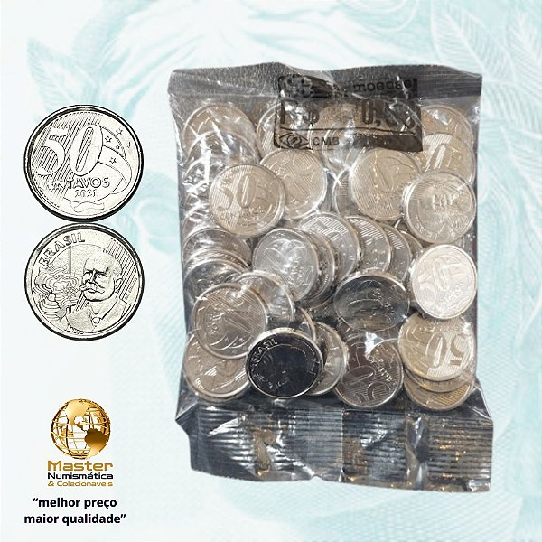 Sachê Lacrado 50 Centavos 2021 - V-566 - 50 Moedas FC