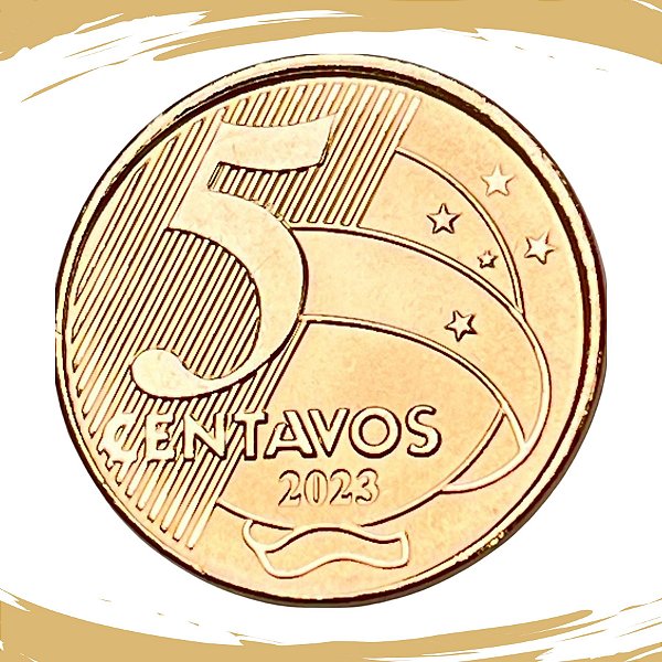 Moeda de 5 Centavos 2023 - V-489 - FC