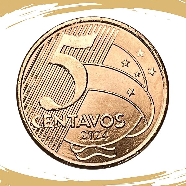 Moeda de 5 Centavos 2024 - V-490 - FC