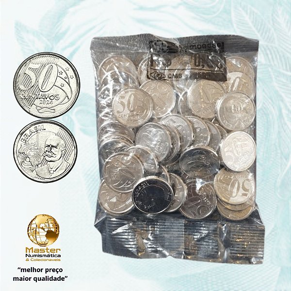 Sachê Lacrado 50 Centavos 2024 - V-569 - 50 Moedas FC