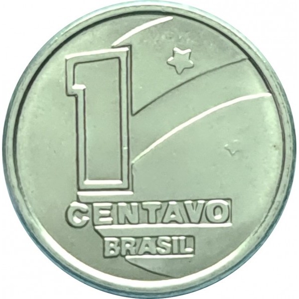 Promoção - Moeda de 1 Centavo 1989 - V-404 - Boiadeiro - Aço Inox - Flor de Cunho
