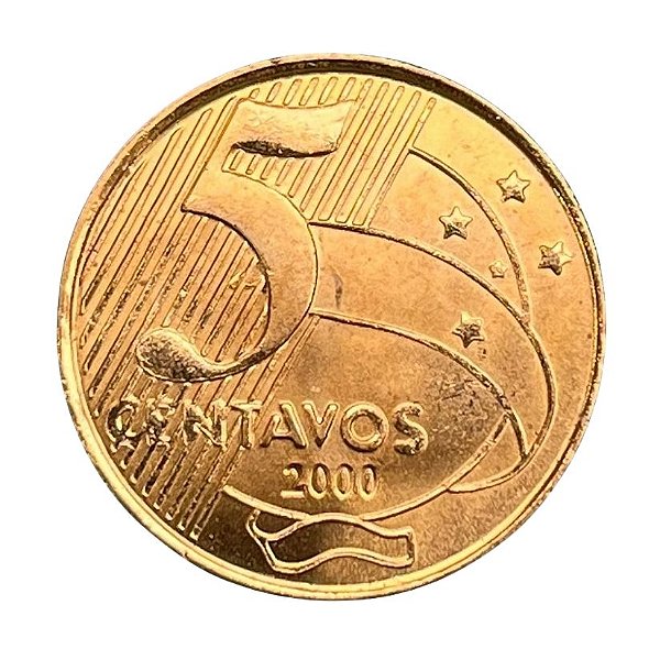 Moeda de 5 Centavos 2000 - RARA - V-466 - FC