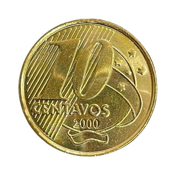 Moeda de 10 Centavos 2000 - RARA - V-493 - FC