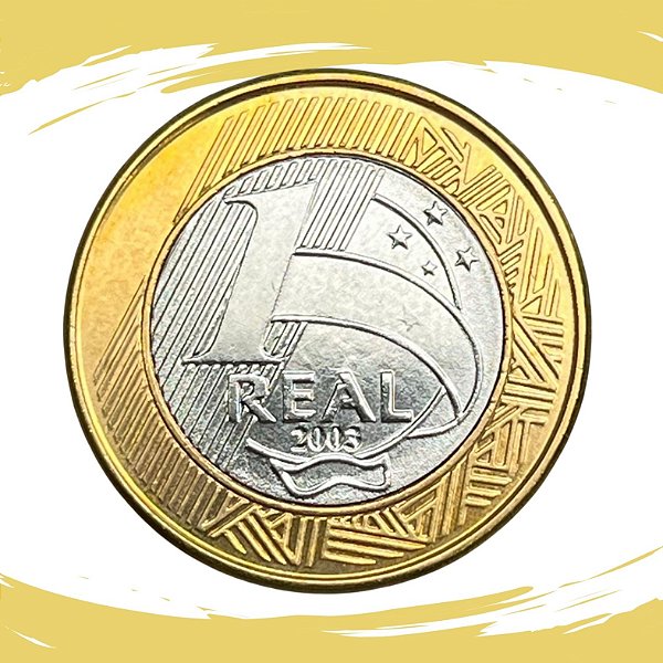 Moeda de 1 REAL 2003 - RARA - V-575 - FC