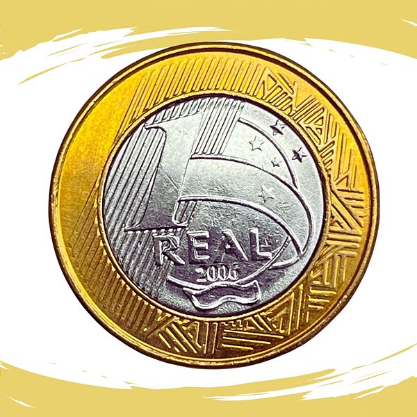 Moeda de 1 REAL 2006 - RARA - V-578 - FC