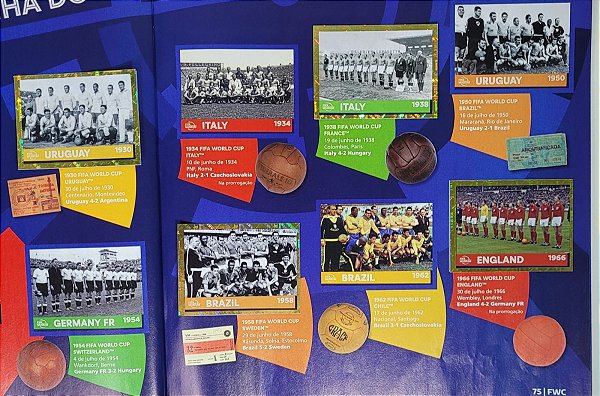 Promoção - Figurinhas Extras FWC19 a FW22 - Copa do Qatar 2022 - Museu da FIFA 1 - 4 Figurinhas - Original Panini