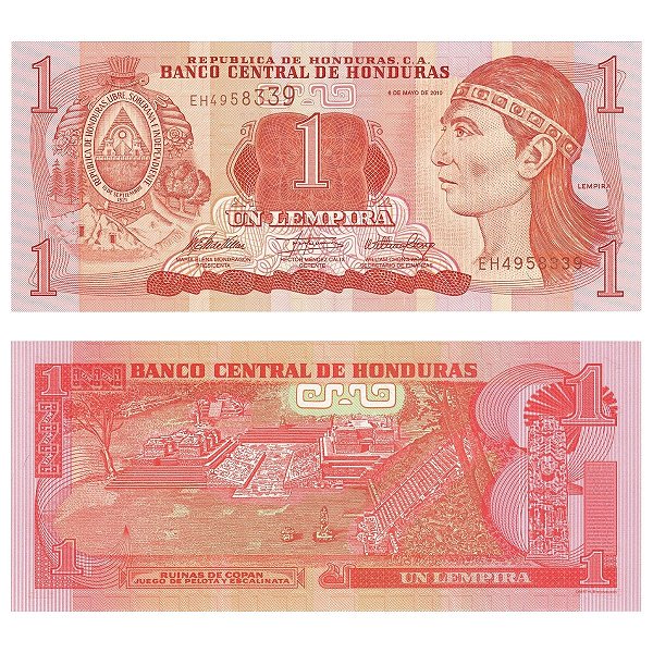 Honduras - Cédula de 1 Lempira 2010 - P-89b - FE
