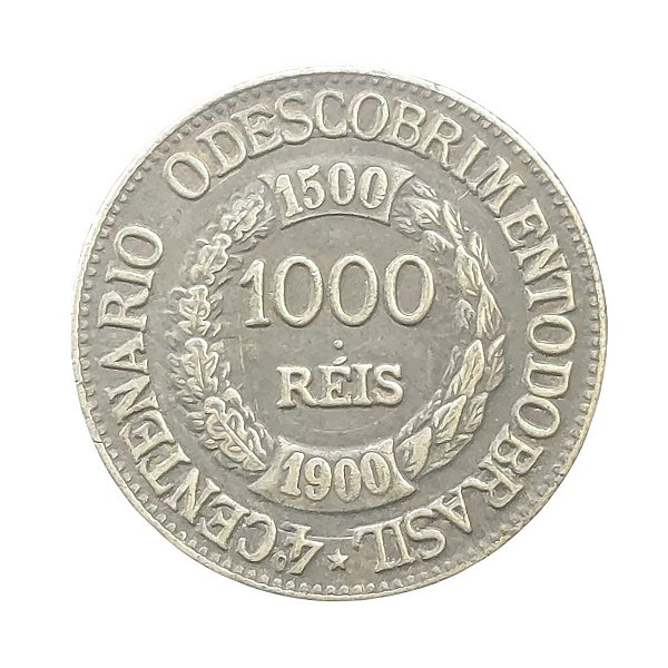 Réplica da Moeda de 1000 REIS 1900 - FC