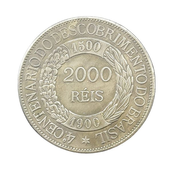 Réplica da Moeda de 2000 REIS 1900 - FC