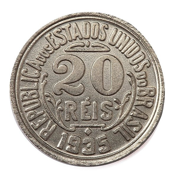 Réplica da Moeda de 20 Réis 1935 - FC