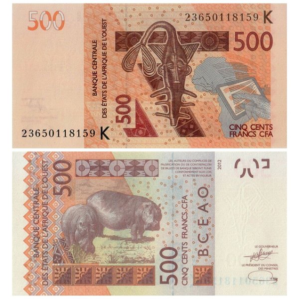 Senegal - Cédula de 500 Francs CFA 2023 - P-719Kl - FE