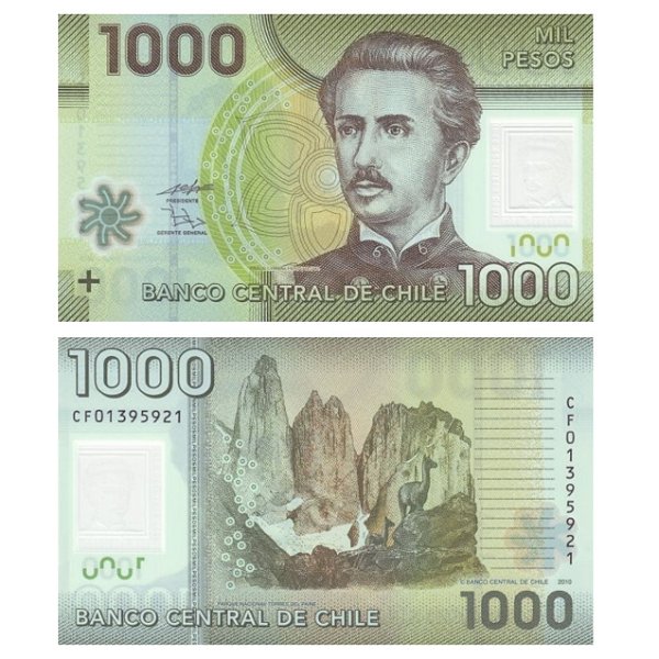 Chile - Cédula de 1000 Pesos 2010 - P-161a - FE