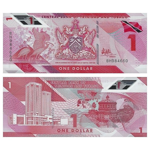 Trinidade e Tobago - Cédula de 1 Dollar 2020 - P-60a - Polìmero - FE