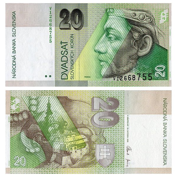 Eslovaquia - Cédula de 20 Korun 2006 - P-20g - FE