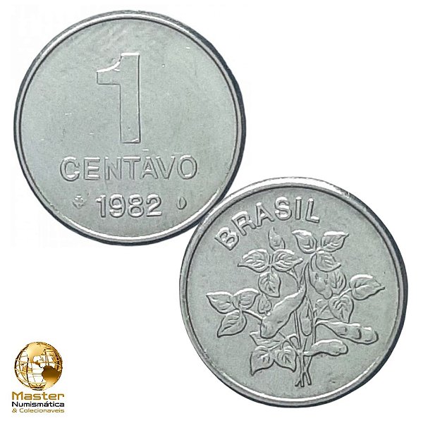 Moeda de 1 Centavo 1982 - Sojinha - V-340 - Sob/FC