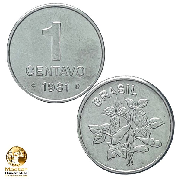 Promoção - Moeda de 1 Centavo 1981 - Sojinha - V-339 - Soberba