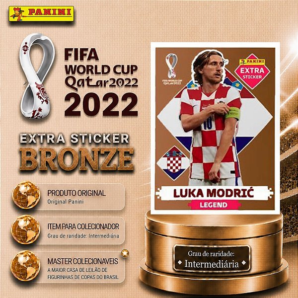 2022 Extra Legend - Luka Modric Bronze - Croácia - Original Panini - Copa do Mundo do Qatar 2022