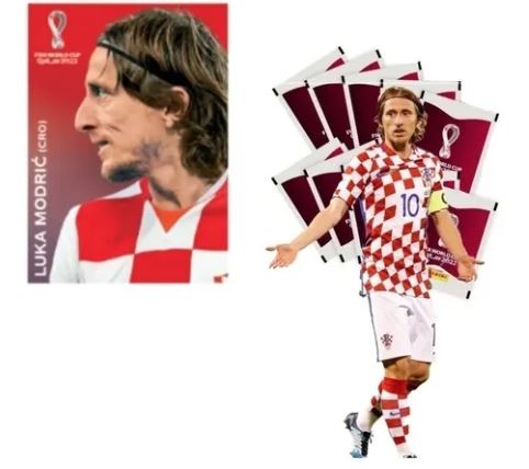 Figurinha Coca Cola C4 - Luka Modric (CRO) - Álbum da Copa 2022 - Original Panini