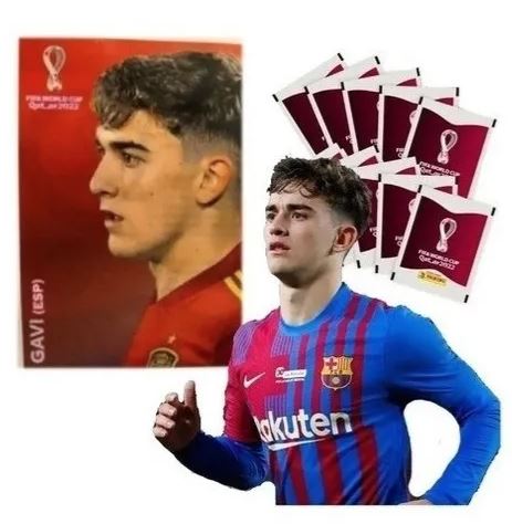Figurinha Coca Cola C6 - Gavi (ESP) - Álbum da Copa 2022 - Original Panini