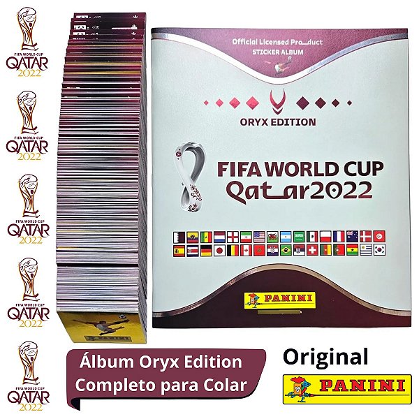 ÓRIX - Álbum Especial ÓRIX EDITION (Suiça) com as 670 Figurinhas para Colar - World Cup Qatar 2022