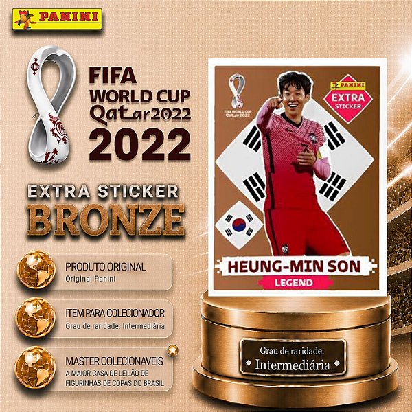 2022 Extra Legend - Heung-Min Son Bronze - Coréia do Sul - Original Panini - Copa do Mundo do Qatar 2022