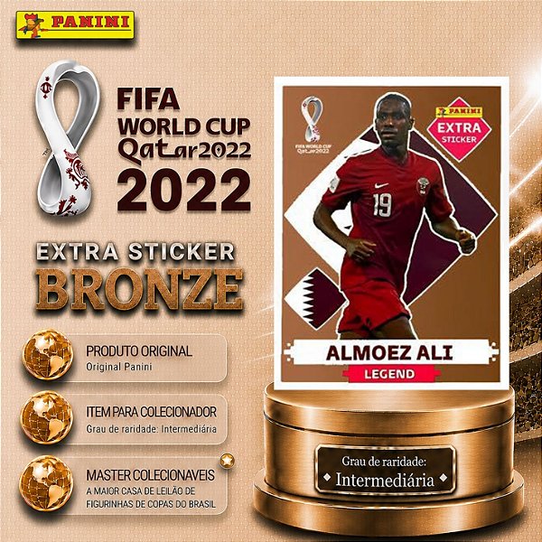 2022 Extra Legend - Almoez Ali Bronze - Qatar - Original Panini - Copa do Mundo do Qatar 2022