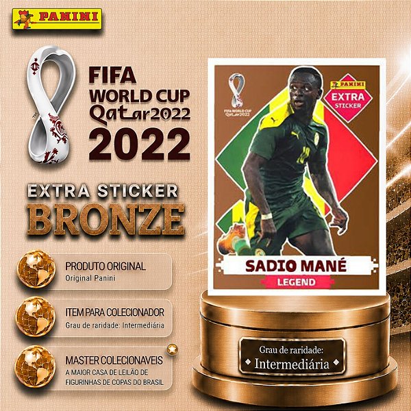 2022 Extra Legend - Sadio Mané Bronze - Senegal - Original Panini - Copa do Mundo do Qatar 2022