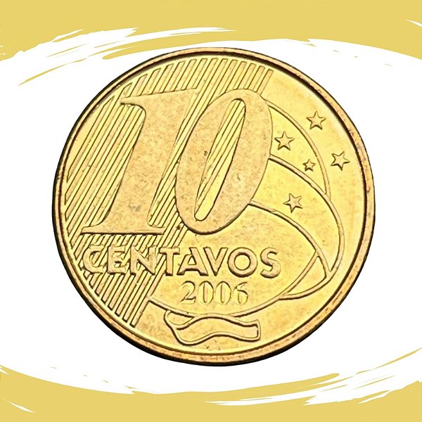Moeda de 10 Centavos 2006 - RARA - V-499 - FC