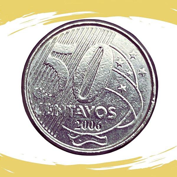 Moeda de 50 Centavos 2006 - RARA - V-551 - FC