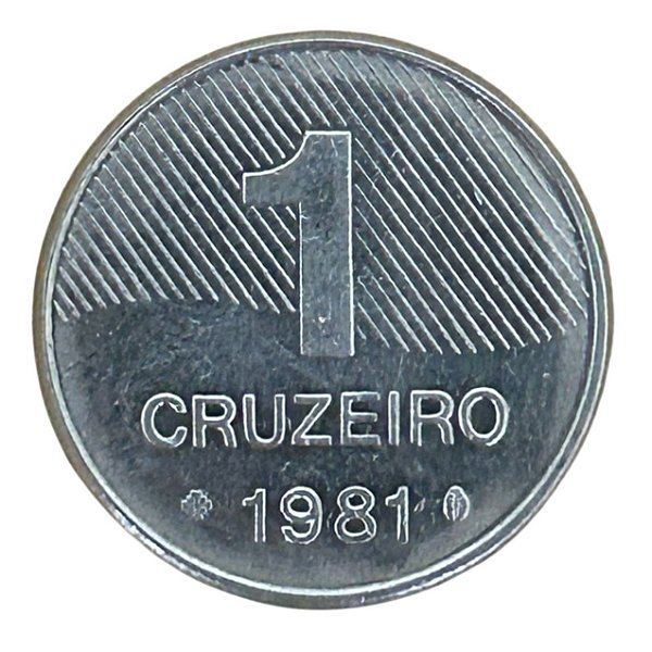 Moeda de 1 Cruzeiro 1981 - V-344 - Flor de Cunho
