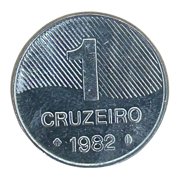 Moeda de 1 Cruzeiro 1982 - V-345 - Flor de Cunho