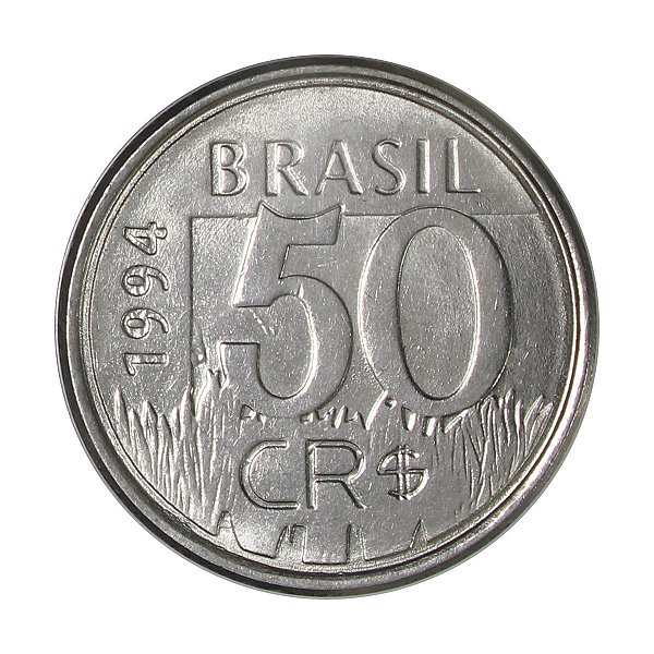 Moeda de 50 Cruzeiros Reais 1994 Onça Pintada - V-435 - Soberba