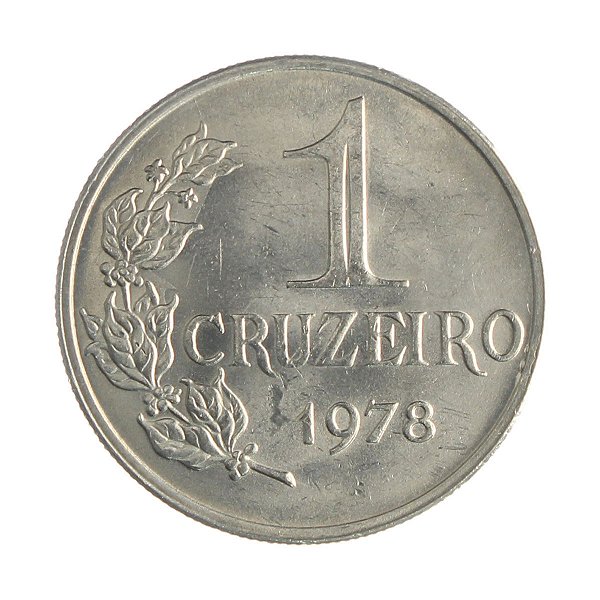 Moeda de 1 Cruzeiro 1978 - V-323 - Rara - Sob/FC