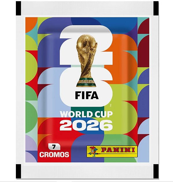 Copa Do Mundo 2026 - Envelope de Figurinhas Panini (7 figurinhas) - FIFA WORLD CUP 2026 - Pronta entrega