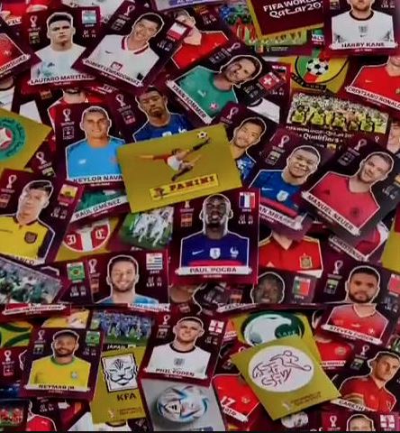 ÓRIX - 200 Figurinhas Óryx Edition sem Repetição para colar - World Cup Qatar 2022