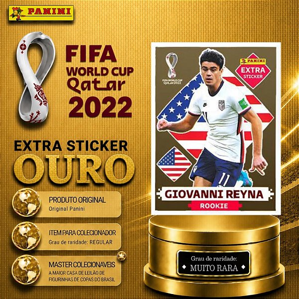2022 Extra Legend - Giovanni Reyna (Gold) - EUA - Original Panini - Copa do Mundo do Qatar 2022
