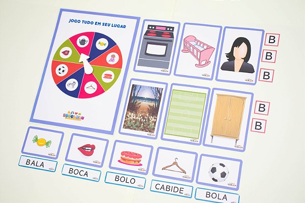 Tudo em seu lugar - Jogo Pedagógico