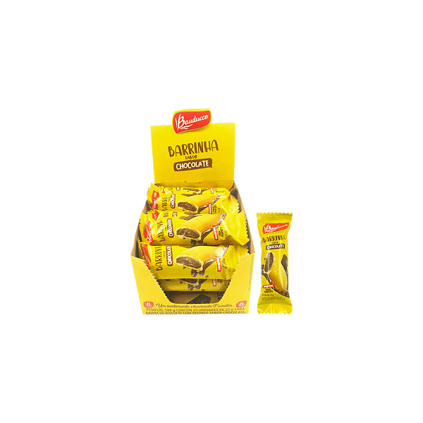 BARRINHA CHOCOLATE BAUDUCCO 25G - KIT 20 UNIDADES