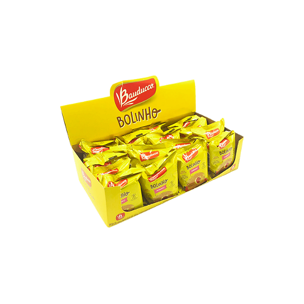 BOLINHO MORANGO BAUDUCCO 40G - KIT 16 UNIDADES