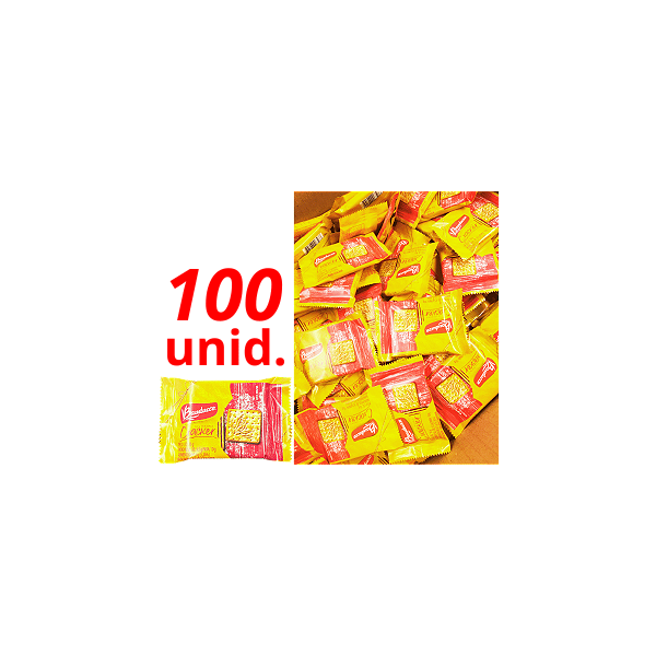BISCOITO CREAM CRACKER BAUDUCCO Saches 10g KIT 100 UNIDADES