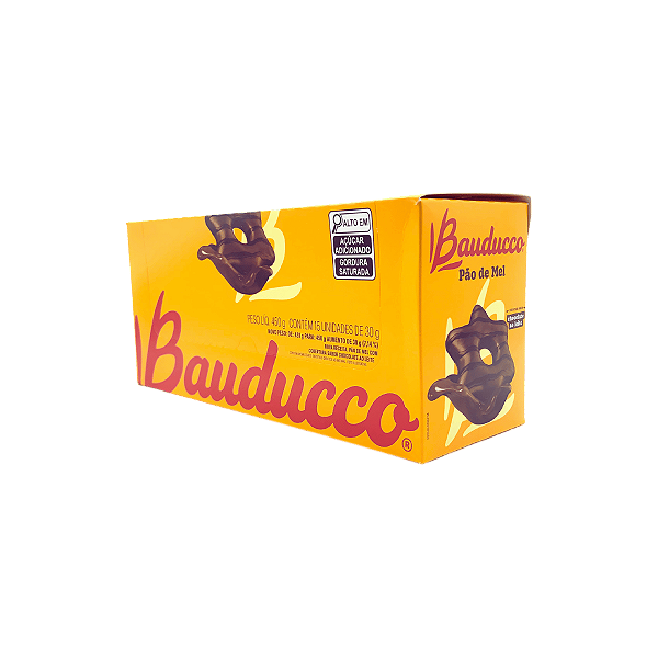 PÃO DE MEL AO LEITE 30G BAUDUCCO - KIT 15 UN
