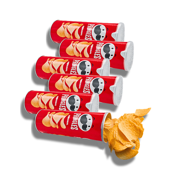 BATATA PRINGLES ORIGINAL 104G - KIT 6 UNIDADES